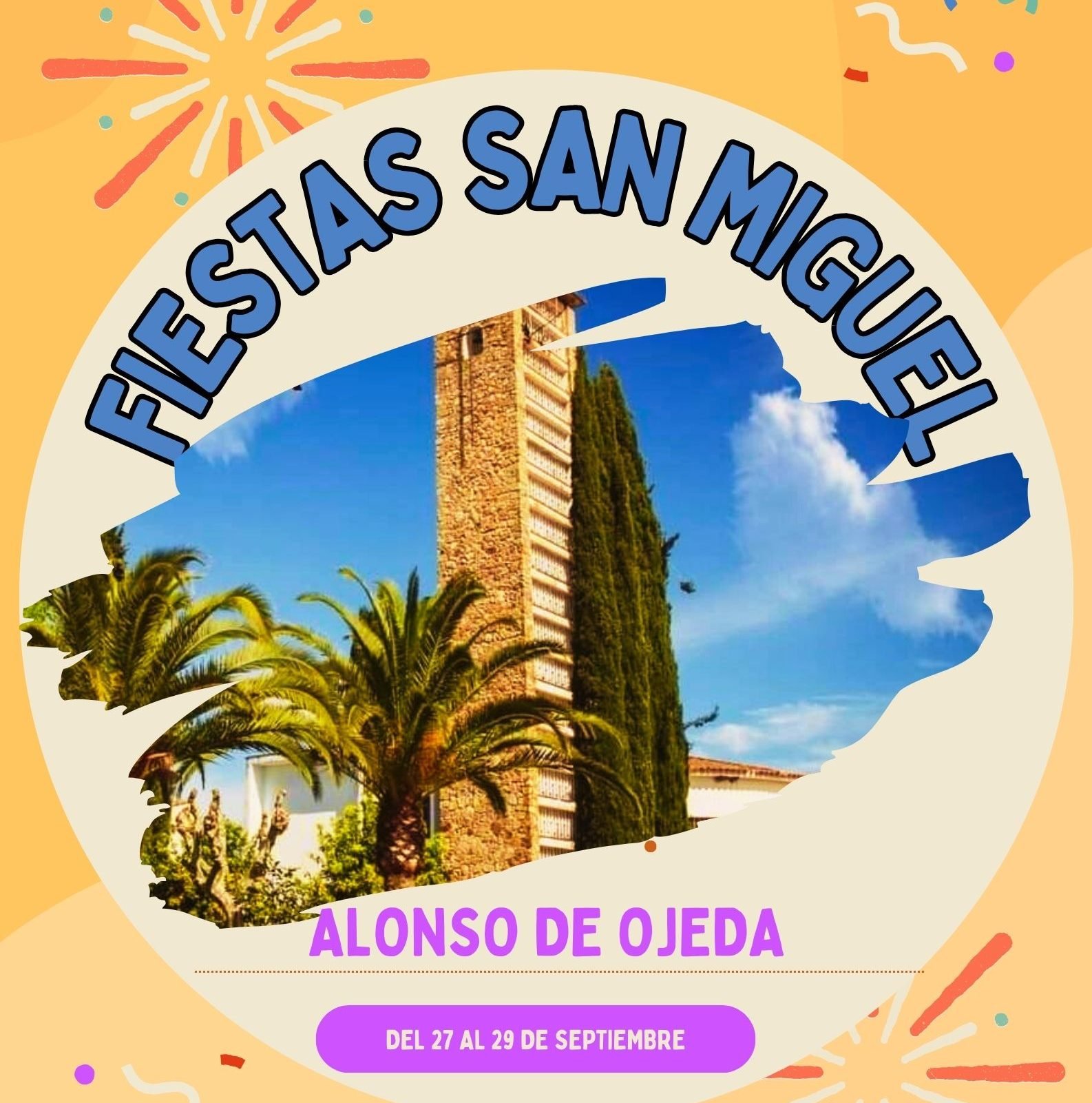 Fiestas de San Miguel en Alonso de Ojeda, 27 al 29 de septiembre