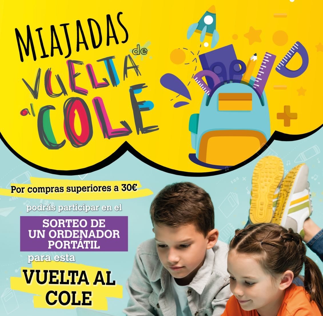 Ya está en marcha la campaña comercial «Miajadas de vuelta al Cole»
