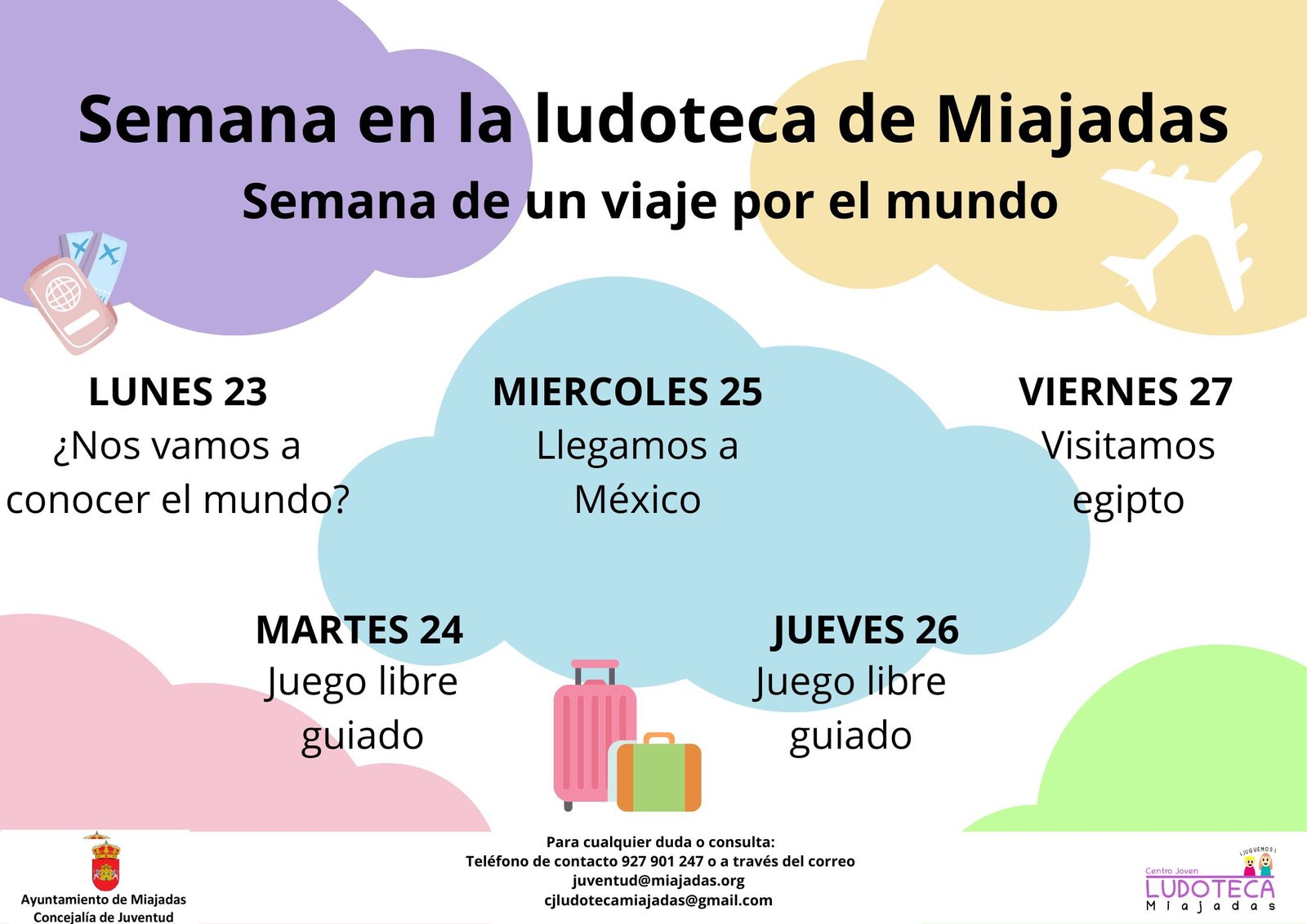 «Explora el mundo con aventuras y juegos en la Ludoteca de verano»