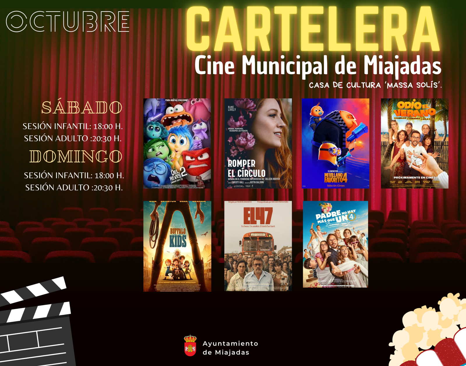 Avance de las novedades cinematográficas para el mes de octubre en las plataformas de streaming