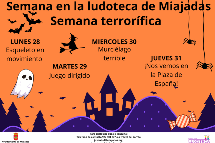 Semana de Terroríficas Actividades en la Ludoteca de Halloween