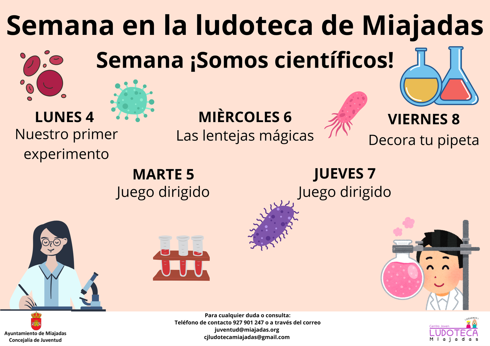 Semana de Descubrimientos Científicos en la Ludoteca: ¡Únete a las Actividades Innovadoras