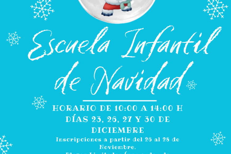 Abierto el plazo de inscripción para la Escuela de Navidad Infantil: ¡Registra a tus hijos hoy mismo