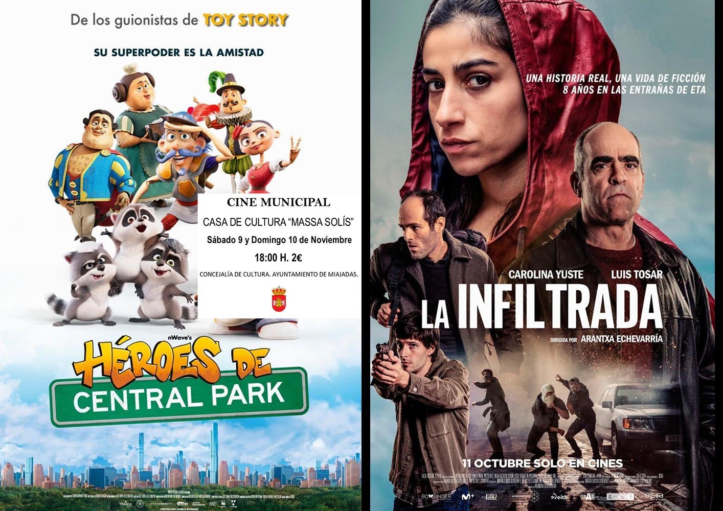 Cartelera de cine para este fin de semana: «Héroes de Central Park» y «La Infiltrada» – ¡No te pierdas las mejores películas