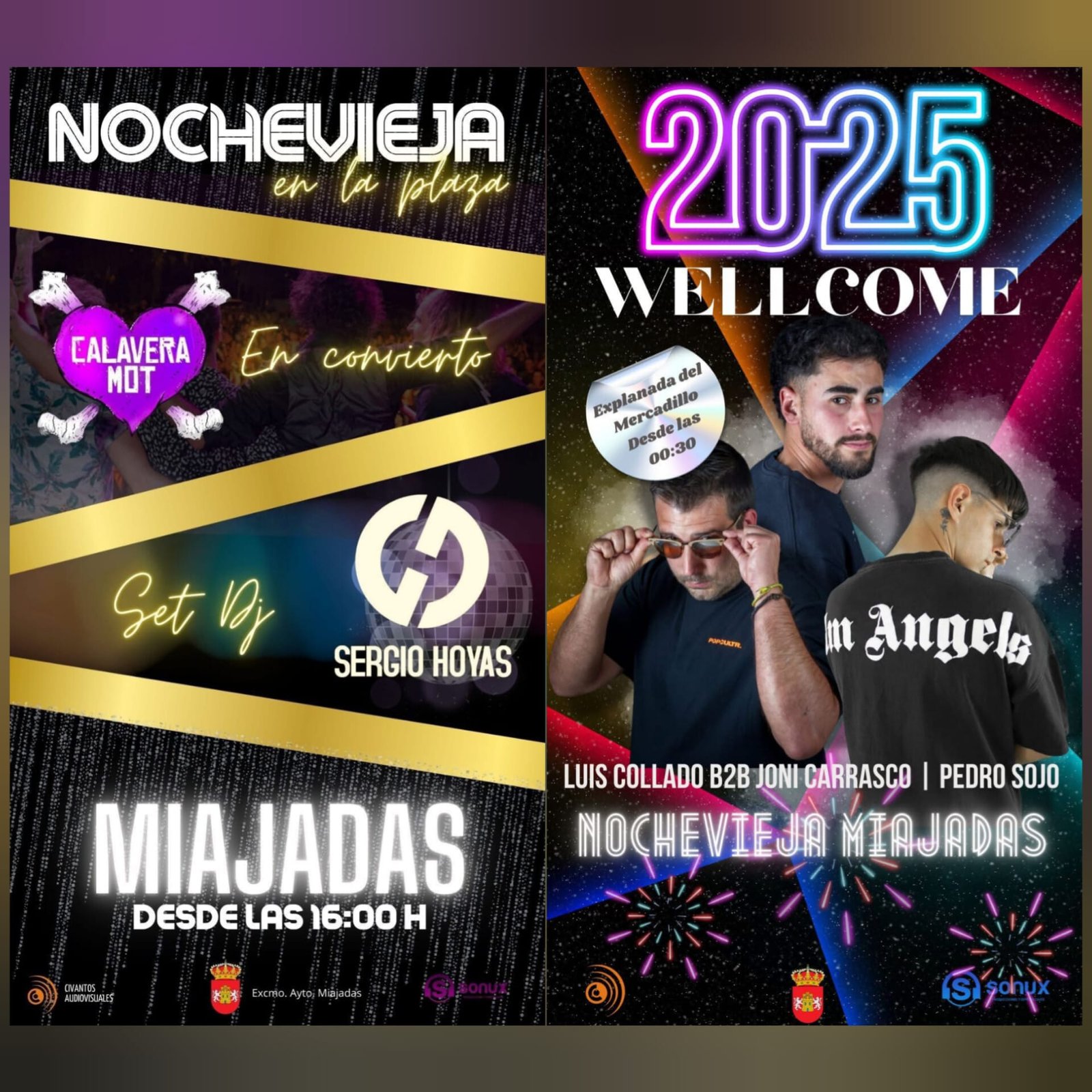 Fiesta de Nochevieja en Miajadas: Día de Fiestas y Bienvenida al 2025 en la Carpa
