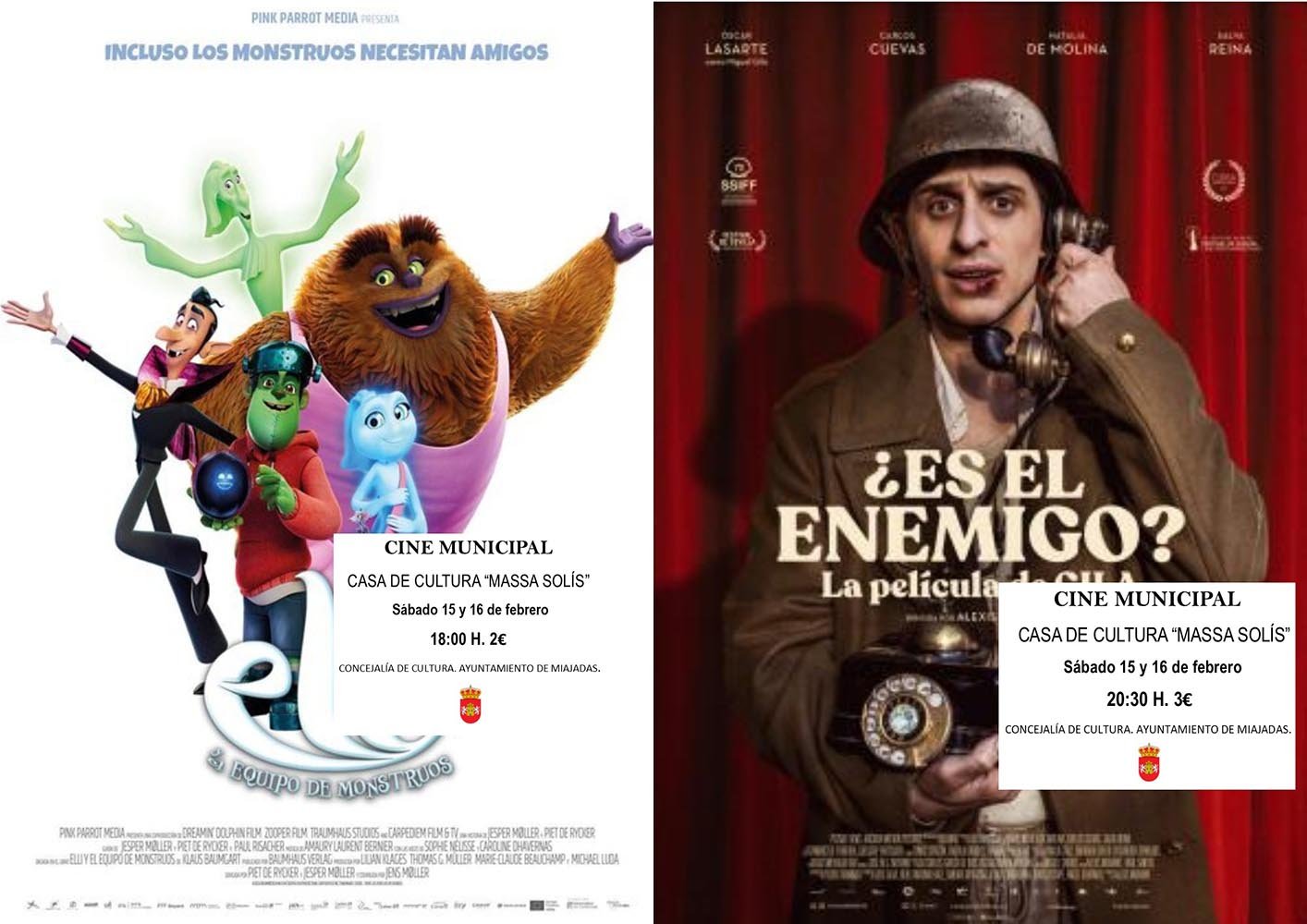 Cartelera de cine para este fin de semana: «Elli y el equipo de monstruos» y «¿Es el enemigo?»