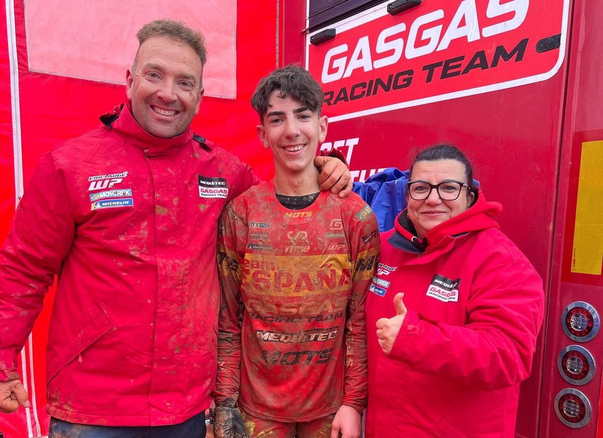 Destacada actuación de Samuel Tapia en el Europeo de 125 cc con el equipo nacional.