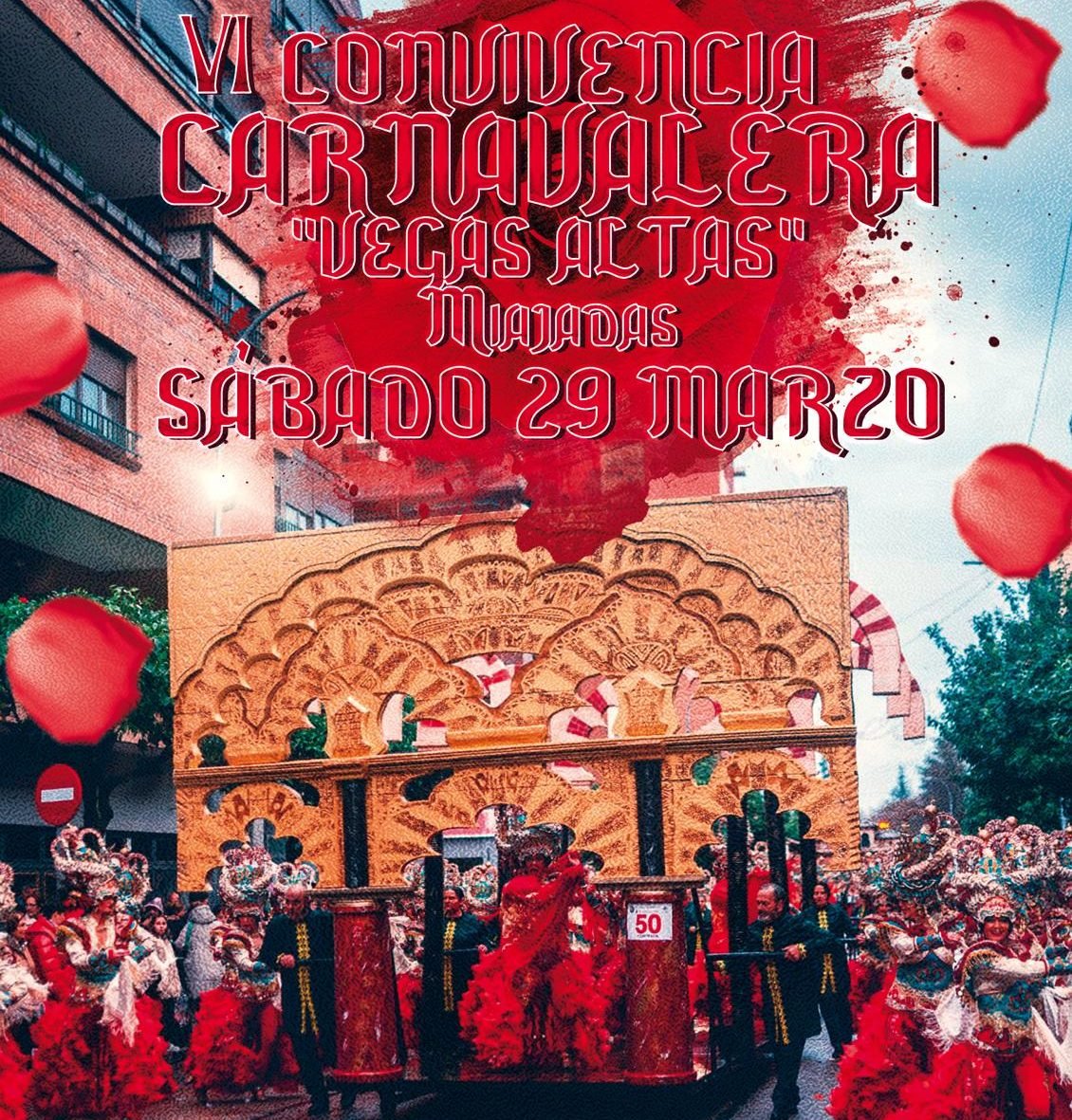 Miajadas se prepara para la VI Convivencia Carnavalera el sábado 29 de marzo con gran entusiasmo y diversión.