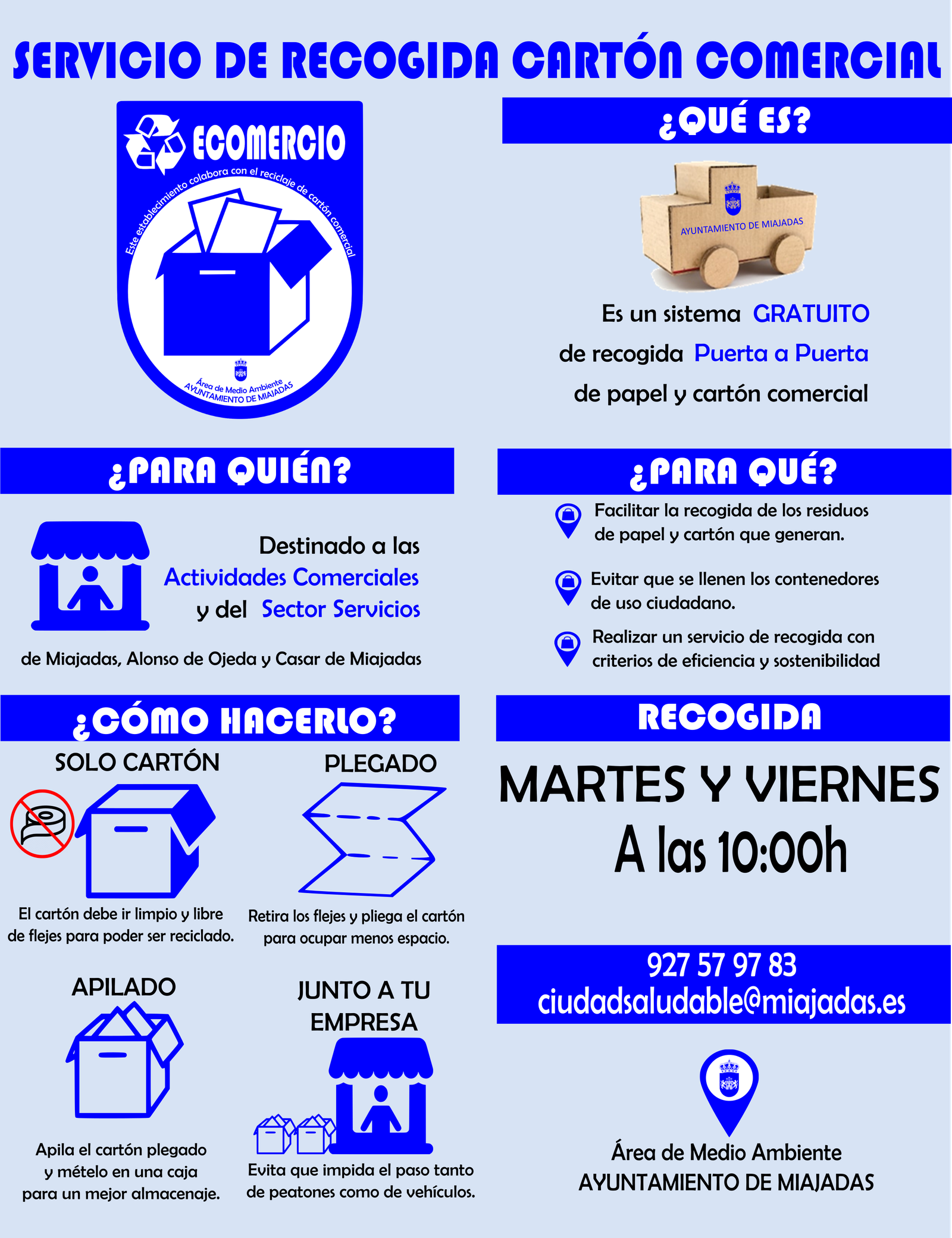 «Reorganización de días de recogida para un servicio de papel-cartón comercial: mejora eficiencia y reduce costos»