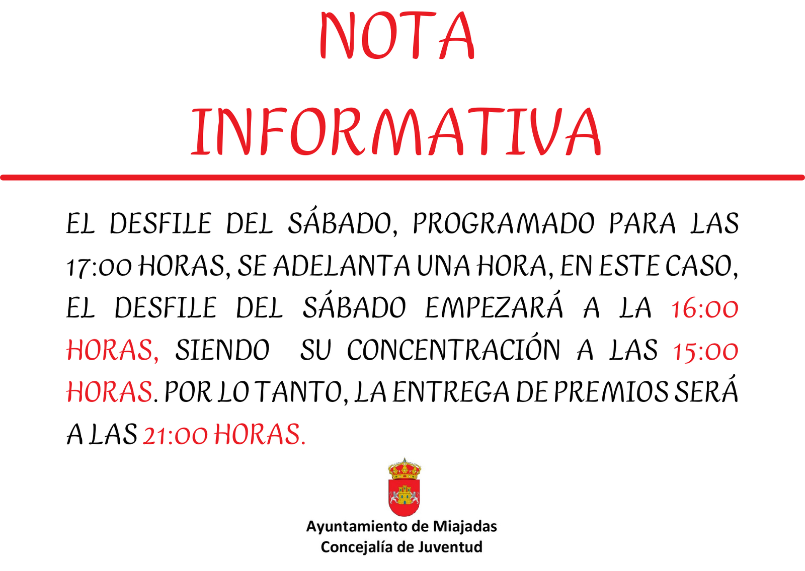 El Desfile del Carnaval en Miajadas Avanza una Hora: Una Noche de Color y Alegría en la Plaza de España