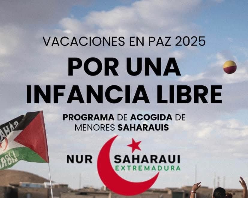 Programa Vacaciones en Paz 2025 busca nuevas familias para acoger a niños saharauis este verano.