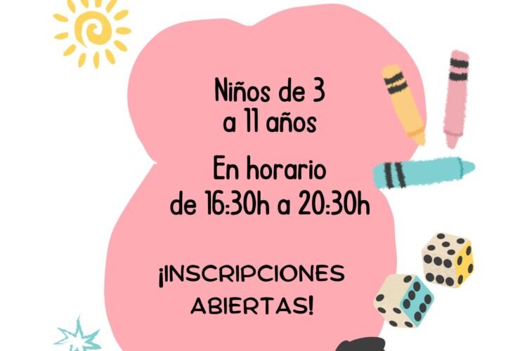 Inscripciones abiertas en la Ludoteca del 19 al 23 de mayo: ¡No te pierdas la diversión