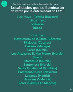 Miajadas se une a la campaña para visibilizar la Enfermedad de Lyme y exigir mejoras en el diagnóstico y tratamiento