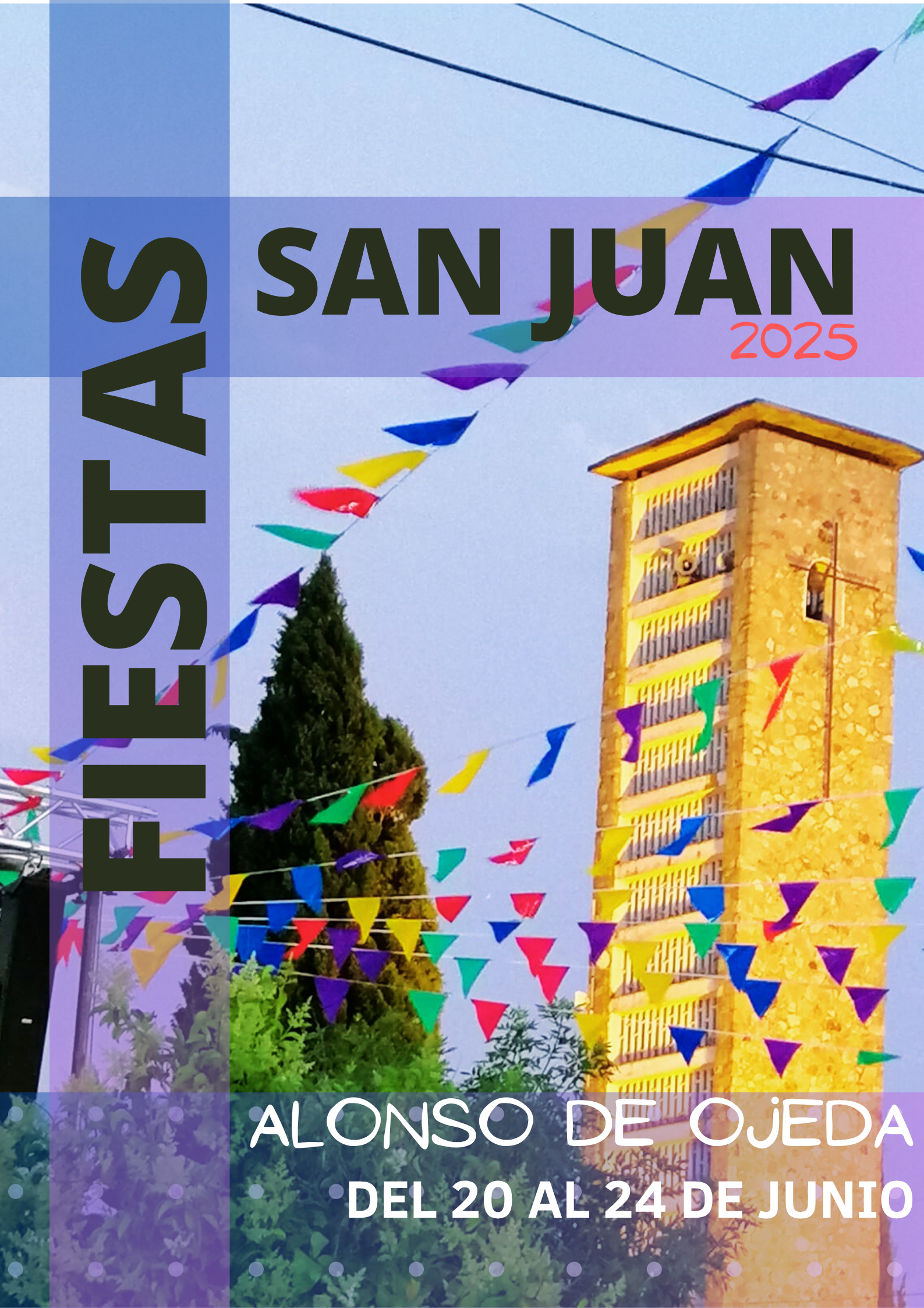 Alonso de Ojeda prepara emocionantes Fiestas de San Juan del 20 al 24 de junio con actividades inolvidables.