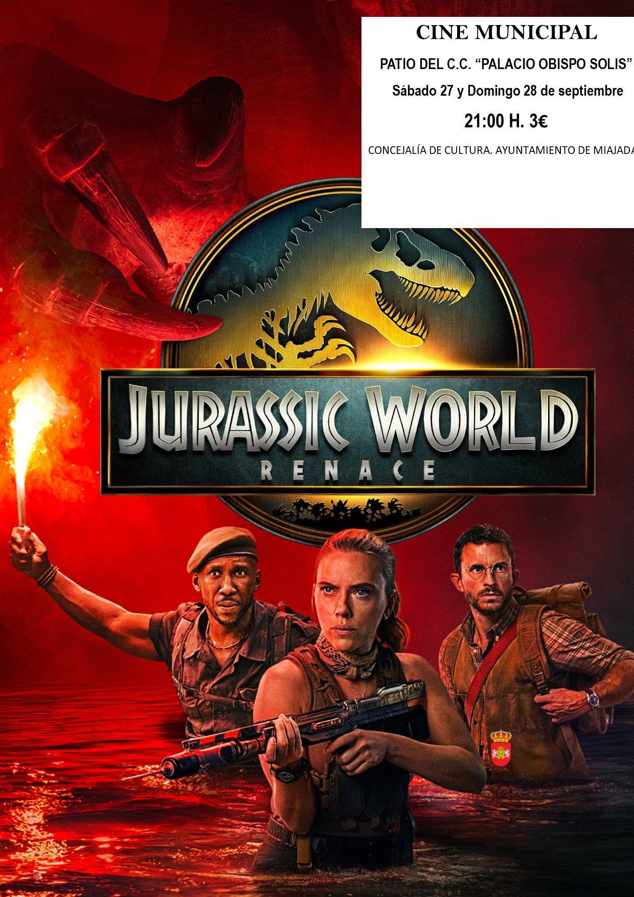 Descubre la cartelera de estreno este fin de semana con la esperada película Jurassic World El Renacer